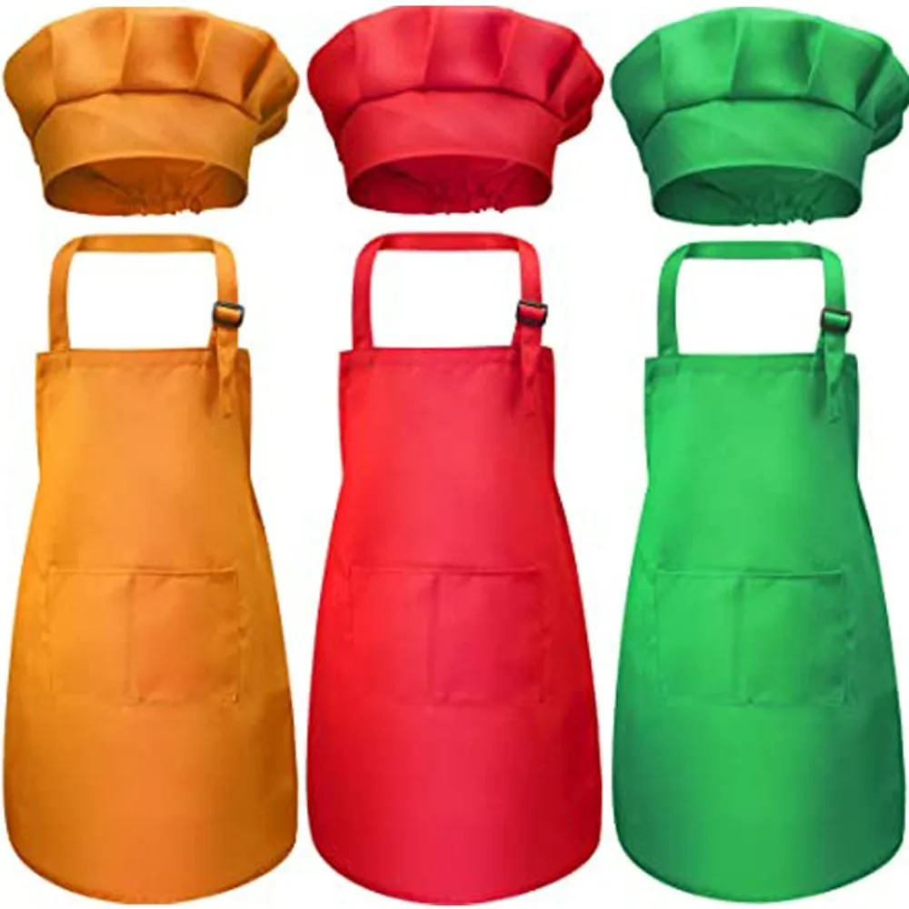 Children Chef Apron Front Pock - Baking Kitchen For Kids recensie en prijs