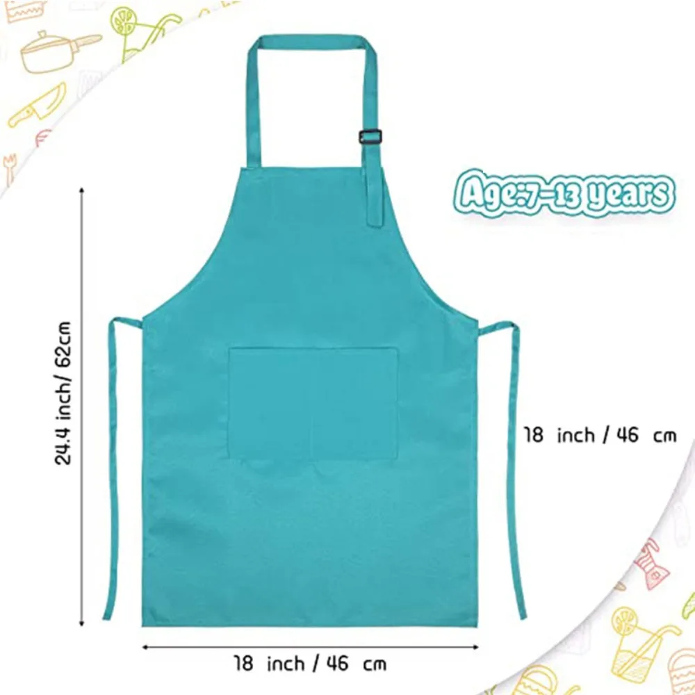 Children Chef Apron Front Pock - Baking Kitchen For Kids recensie en prijs