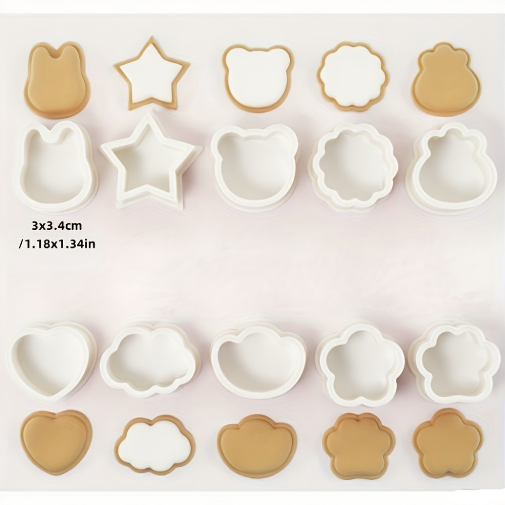 10Pcs Cookie Biscuit  Cutters  - Cookie Cutter Set recensie en prijs