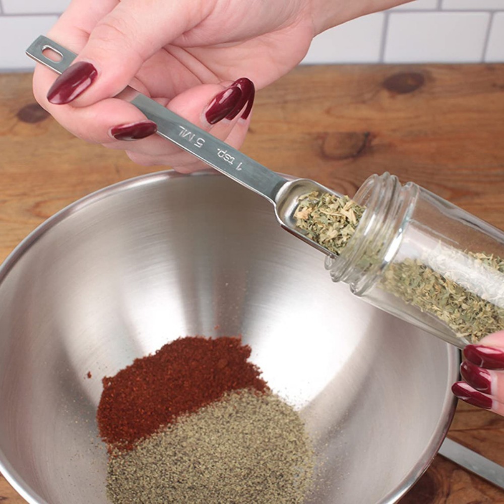 6Pcs Stainless Steel Measuring - Baking Powder Kitchen recensie en prijs