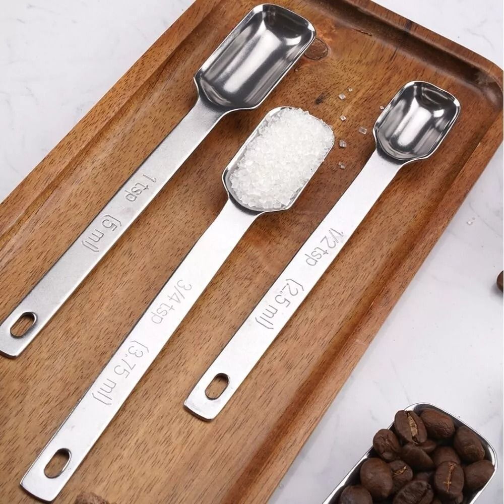 6Pcs Stainless Steel Measuring - Baking Powder Kitchen recensie en prijs