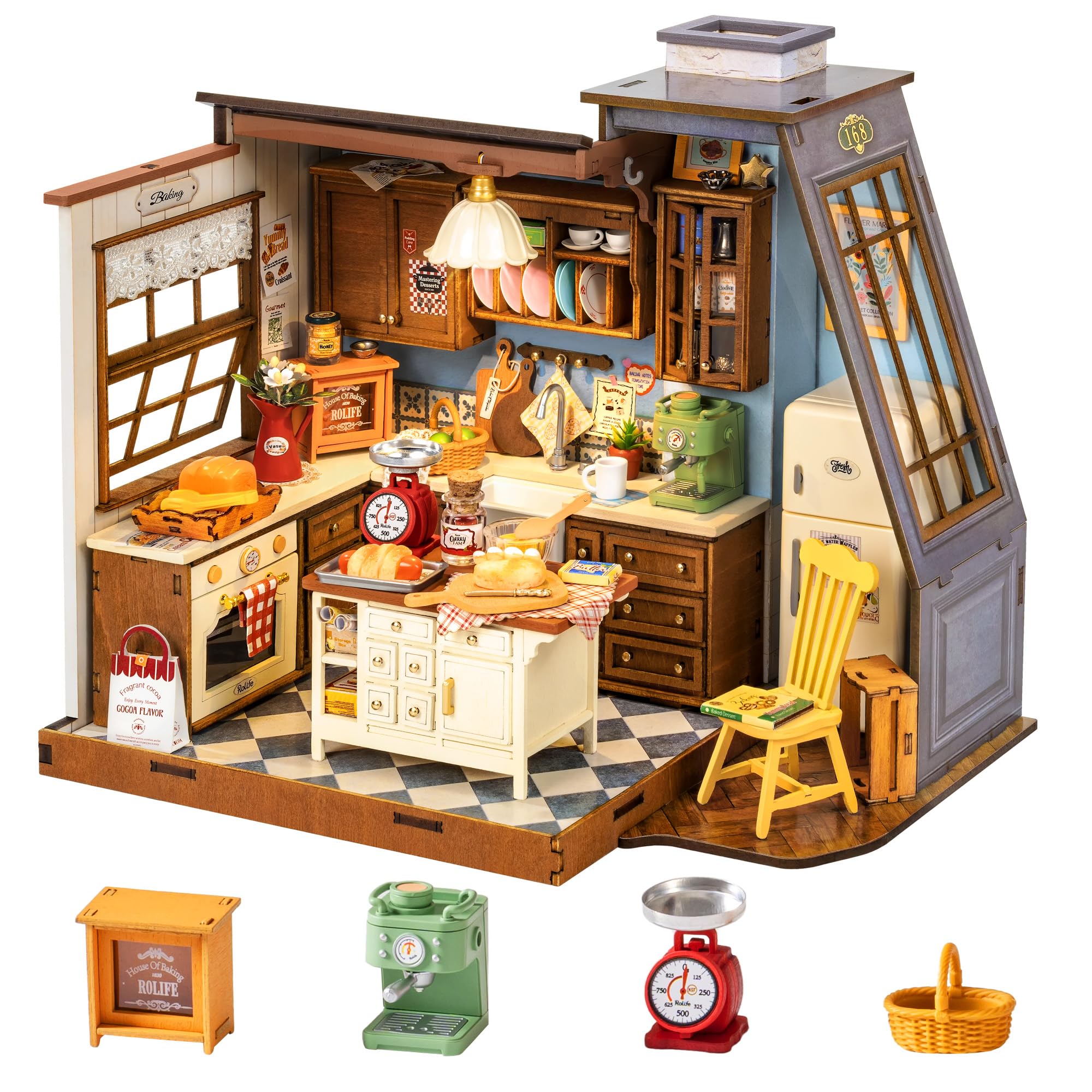 Rolife DIY Miniature House Kit - Baking Kitchen Rolife recensie en prijs