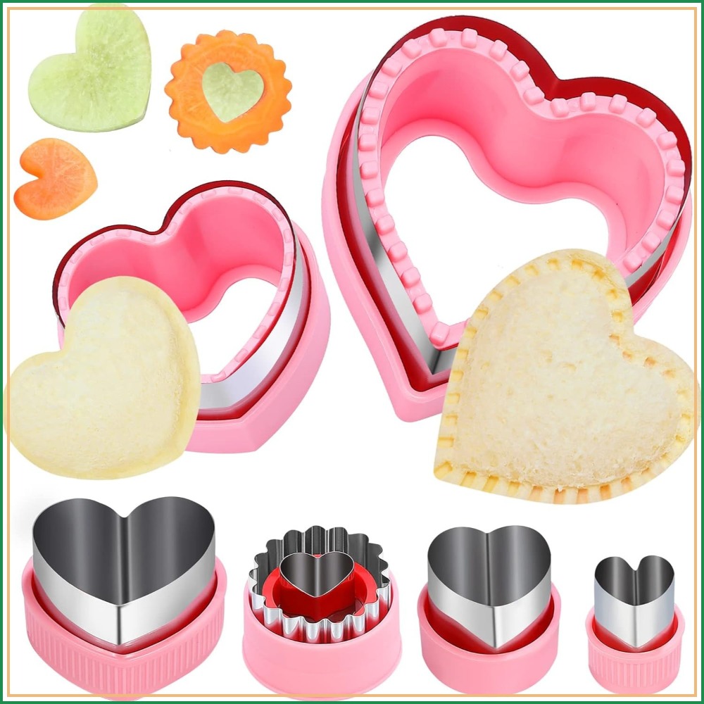 6-Piece Heart Cookie Cutter Se - Cookie Cutter Set recensie en prijs