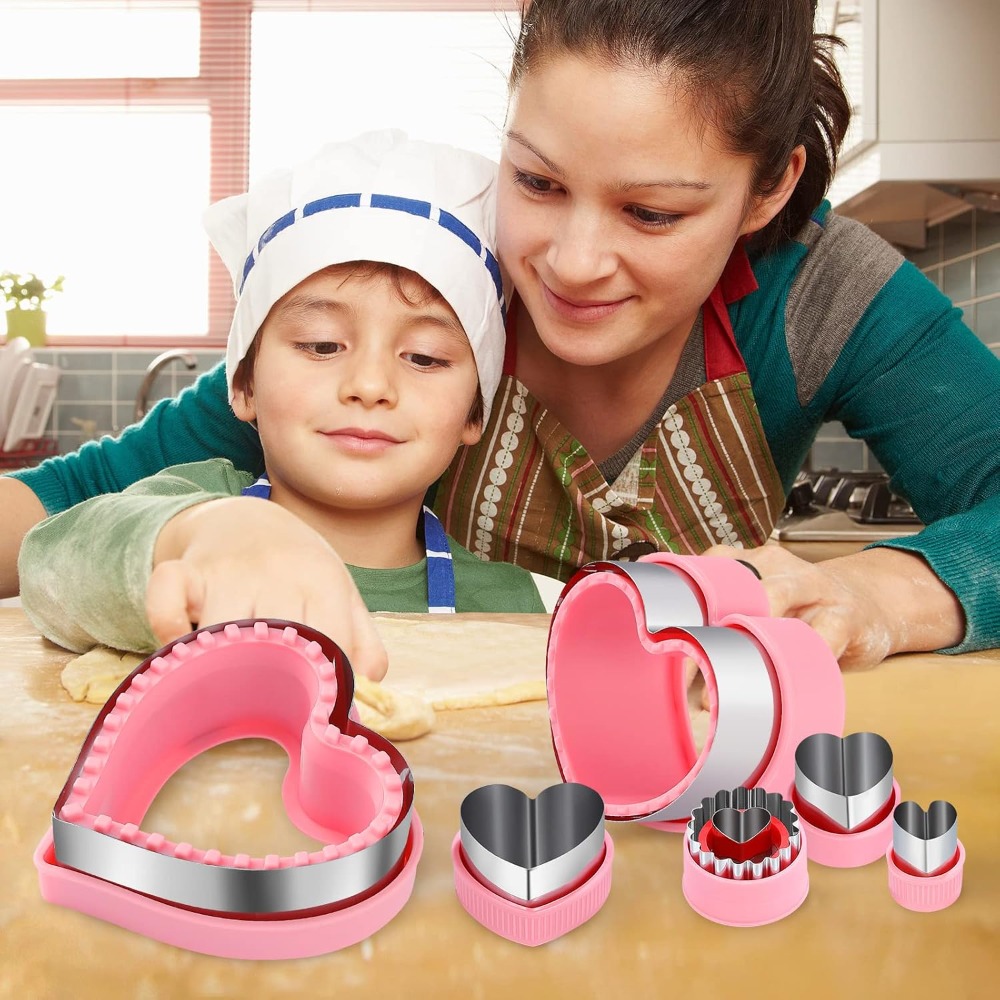 6-Piece Heart Cookie Cutter Se - Cookie Cutter Set recensie en prijs