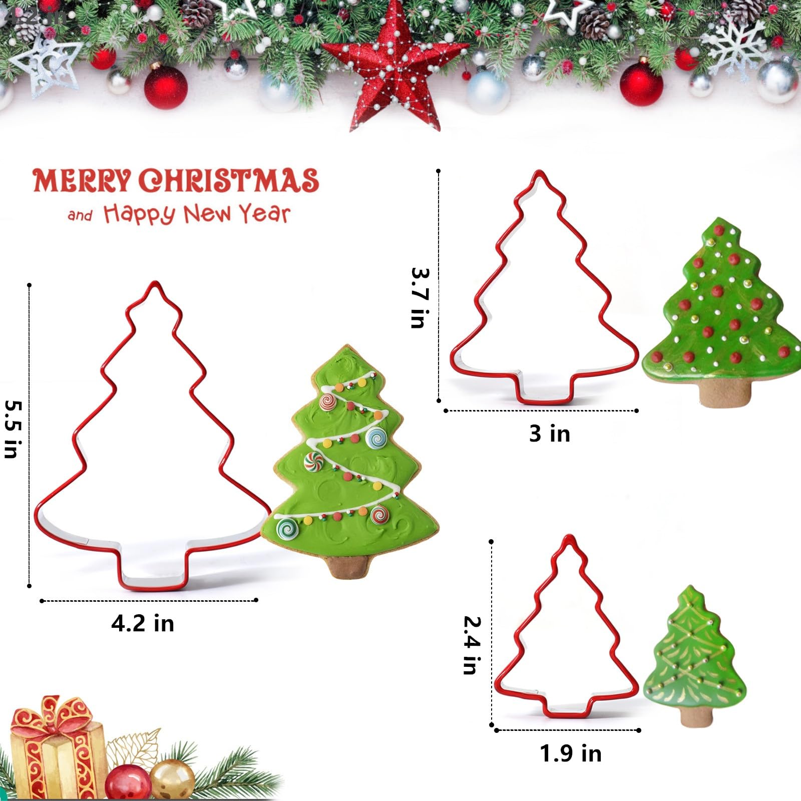 FAIS DU 3pcs Christmas Tree Co - Cookie Cutter Set recensie en prijs