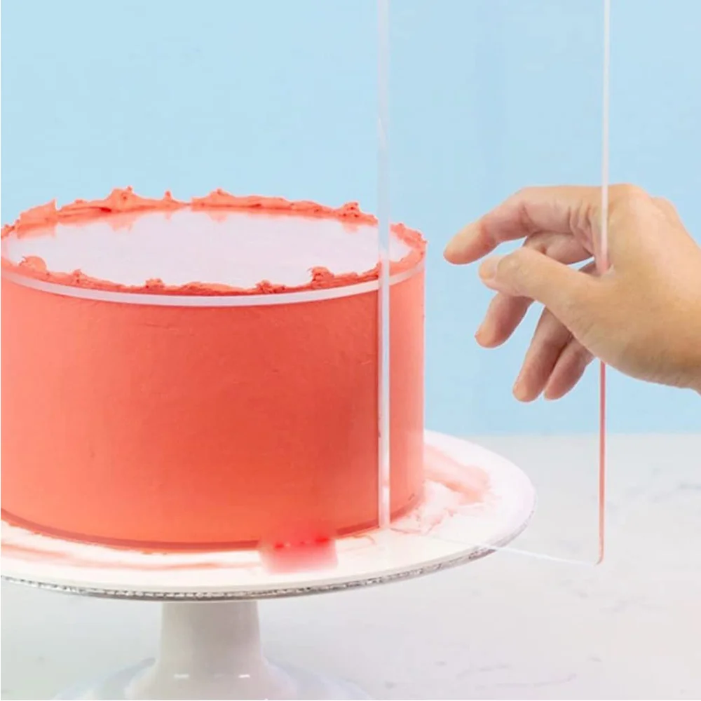 4 Sizes Acrylic Cake Scraper C - Fondant Smoother Set recensie en prijs