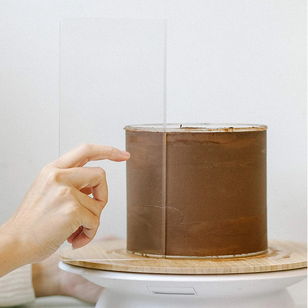 4 Sizes Acrylic Cake Scraper C - Fondant Smoother Set recensie en prijs