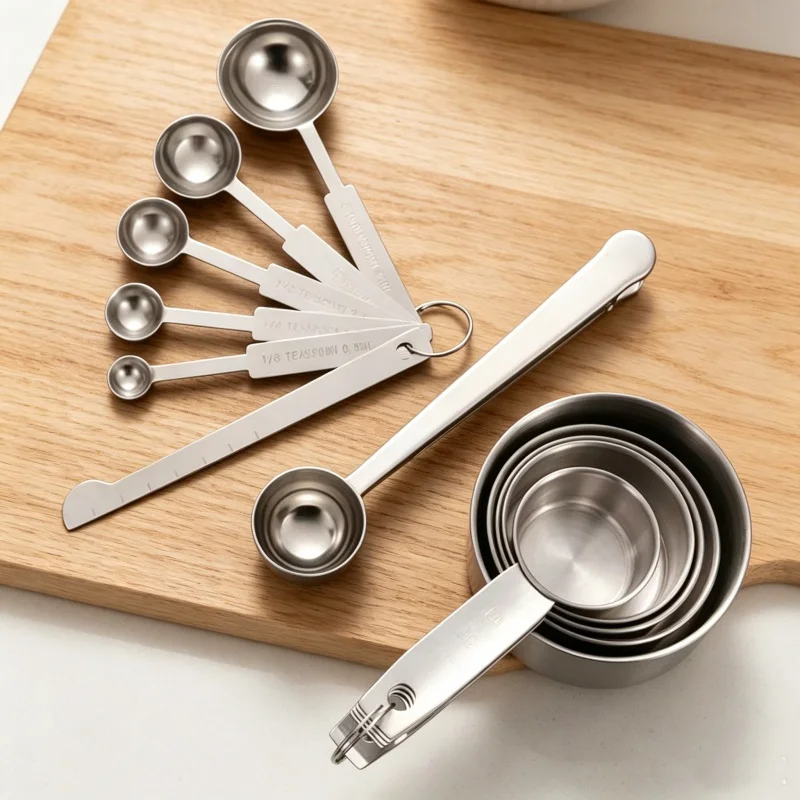 Stackable Stainless Steel Meas - Baking Powder Kitchen recensie en prijs
